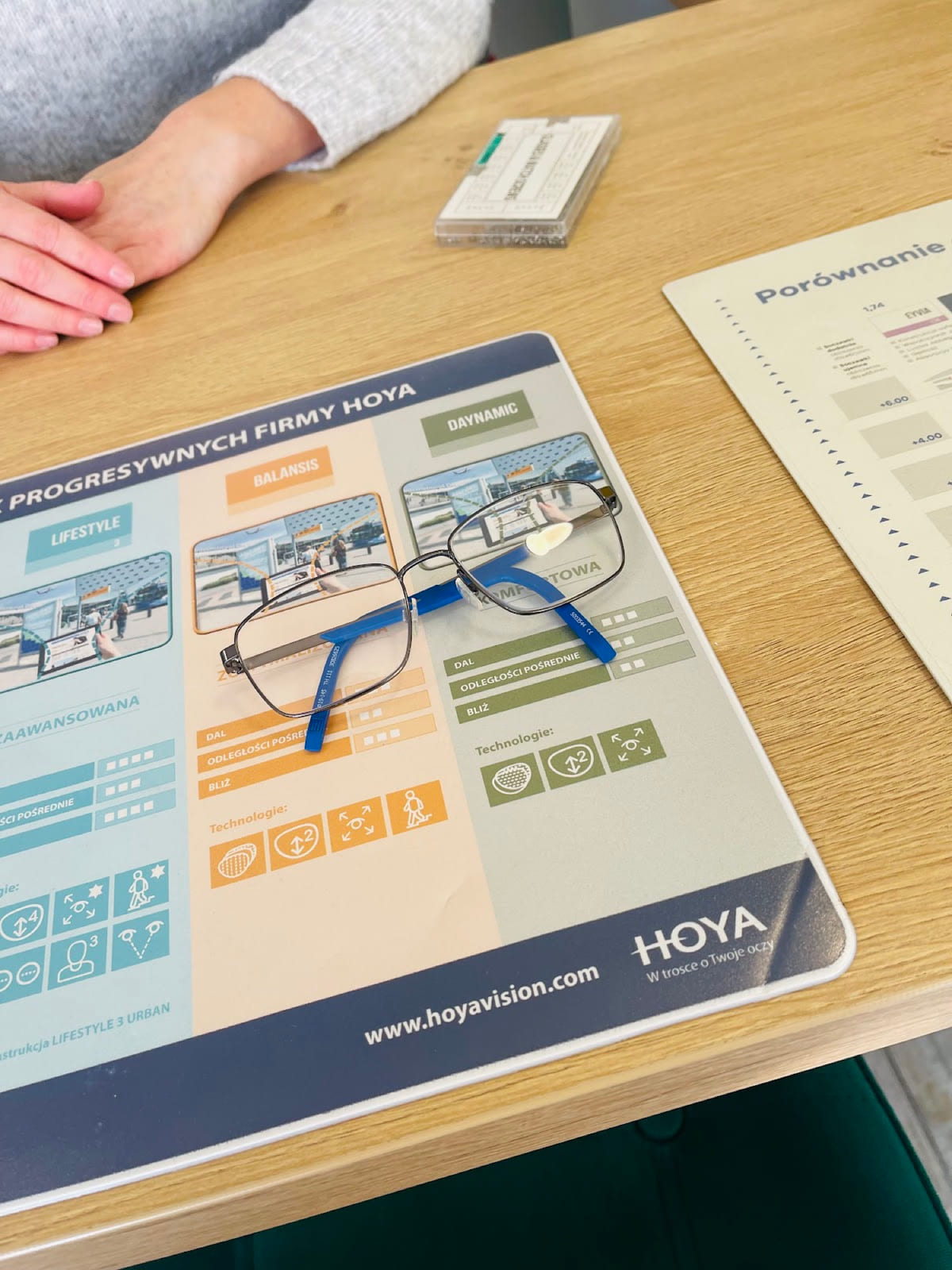 Dobór soczewek progresywnych Hoya podczas konsultacji